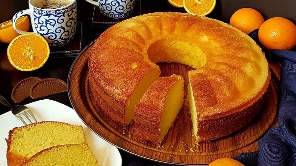 كيكة البرتقال الباردة: حل مثالي للصيف بدون فرن