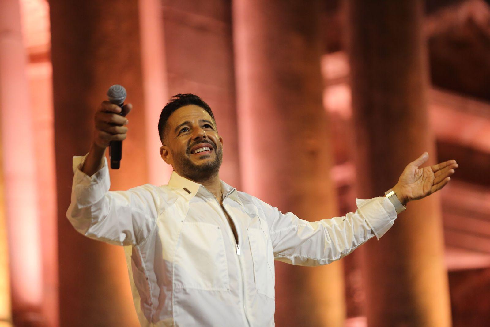 محمد حماقي يشعل المسرح الجنوبي في جرش بأمسية استثنائية