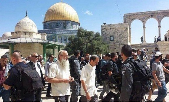 مستوطنون يقتحمون الأقصى واعتقالات واسعة بالضفة الغربية