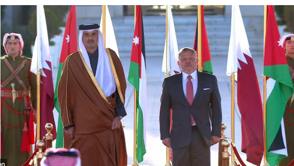 أمير قطر يزور الأردن