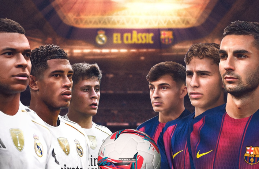 ريال مدريد وبرشلونة يلتقيان في أول كلاسيكو لموسم 2025-2026