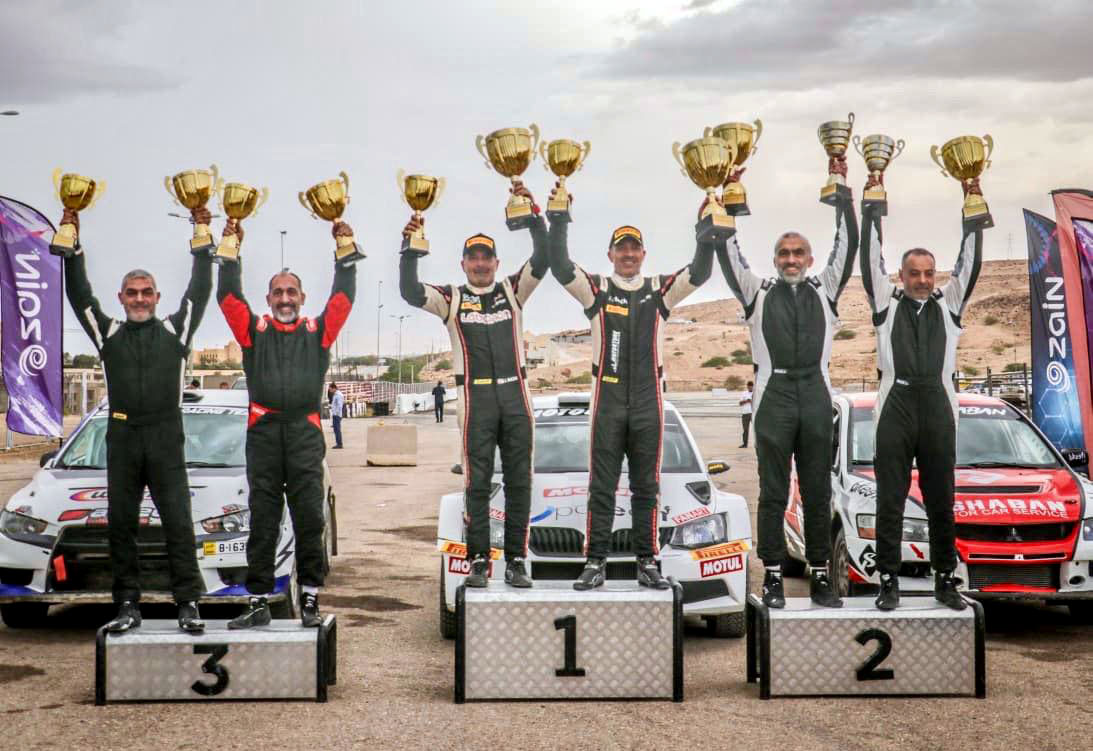 رُوجيه فغالي يتوّج بلقب الجولة الختامية من بطولة الأردن للراليات