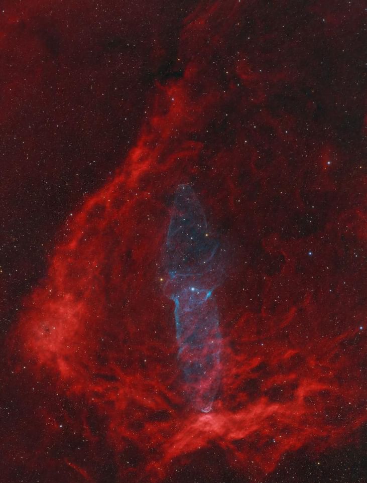 مرصد الختم" ينجح في تصوير "سديم الحبار" من سماء الإمارات