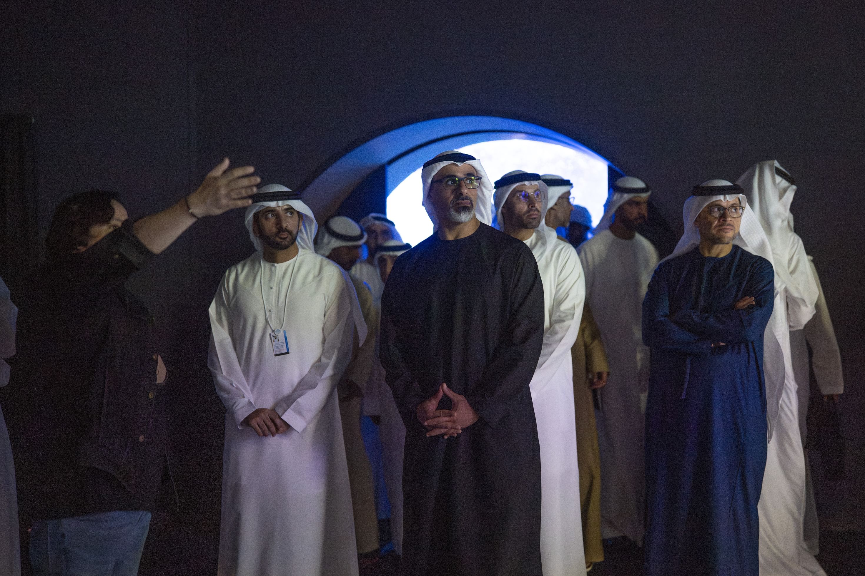 خالد بن محمد بن زايد يلتقي حمدان بن محمد بن راشد على هامش فعاليات القمة العالمية للحكومات 2026