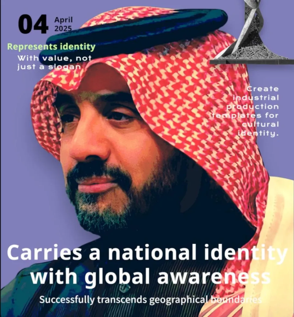إبراهيم إبراهيم المحارب.. فنان سعودي يحوّل الهوية النجدية إلى لوحات عالمية