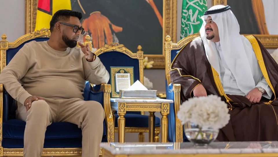 رئيس غويانا يصل الرياض للمشاركة في منتدى مستقبل الاستثمار