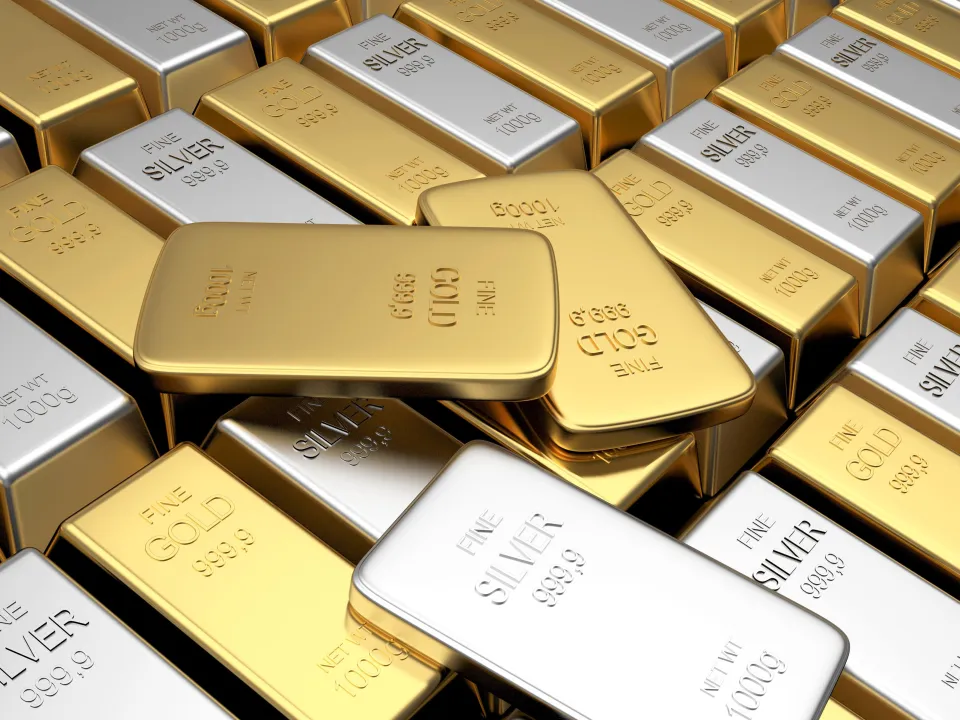 الذهب يواصل التراجع بعد بيانات اقتصادية إيجابية في الولايات المتحدة