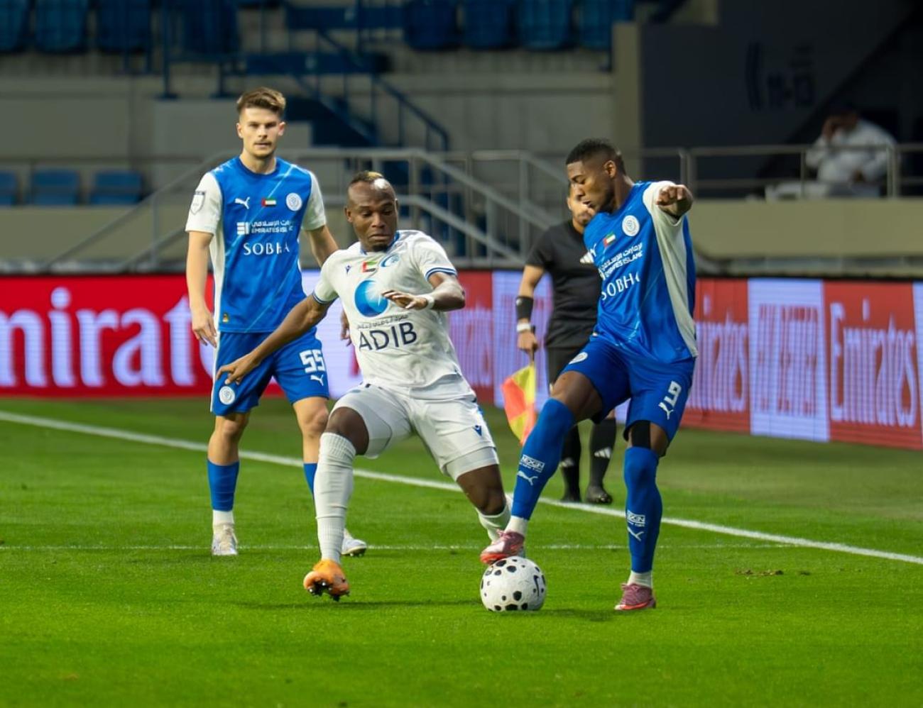 بني ياس يهزم النصر 2-0 في الجولة الرابعة عشرة لدوري أدنوك للمحترفين