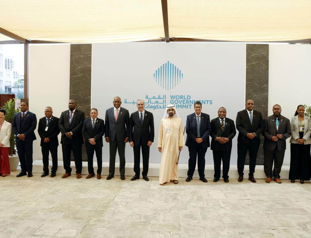 محمد بن راشد يلتقي رؤساء دول وحكومات منطقة الكاريبي والمحيط الهادي المشاركين في القمة العالمية للحكومات 2026