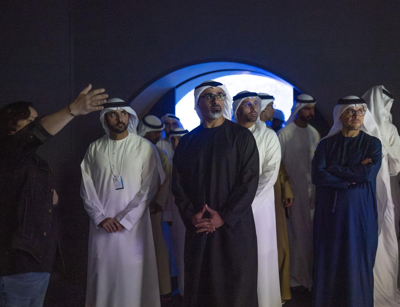 خالد بن محمد بن زايد يلتقي حمدان بن محمد بن راشد على هامش فعاليات القمة العالمية للحكومات 2026